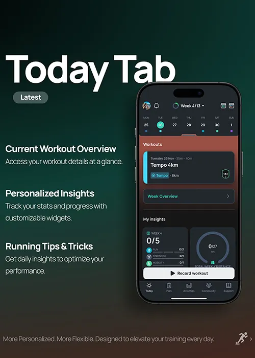 Today Tab on Runna Today Tab on Runna